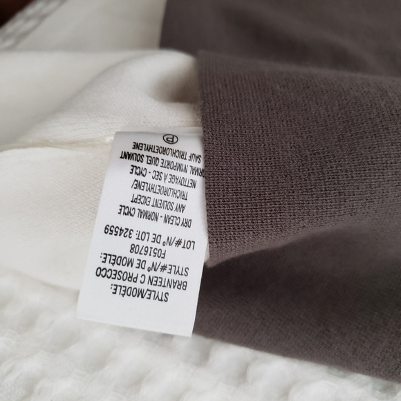 THEORY branteen c prosecco compact knit colorblock sleeveless a-line dress P/XS - Picture 6 of 6